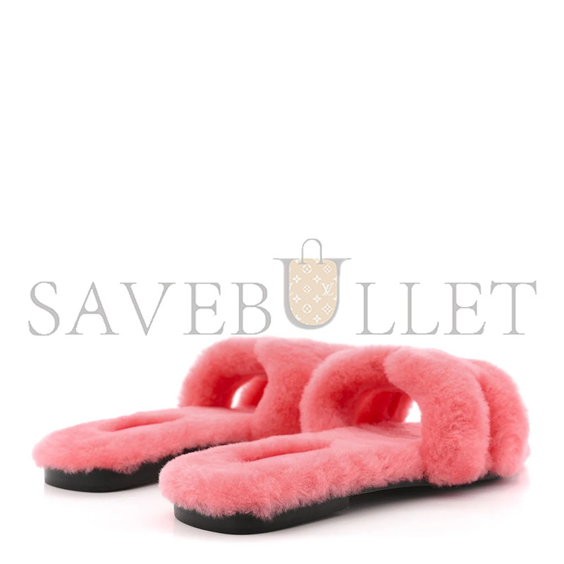 H**me5 woolskin oran sandals rose du desert